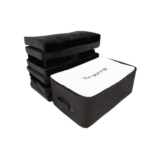 EV-MATS Tesla Model Y 床垫和携带袋是一款优质的记忆海绵床垫,完美符合 Tesla Model Y 的尺寸,提供完美的睡眠舒适度,可存放于行李厢