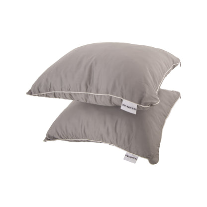 EV-MATS yastık + pamuk saten yastık kılıfı seti (2 adet)