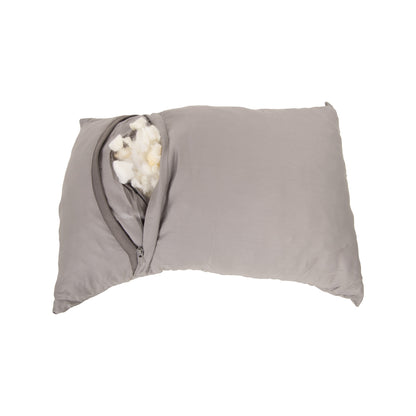 EV-MATS yastık + pamuk saten yastık kılıfı seti (2 adet)
