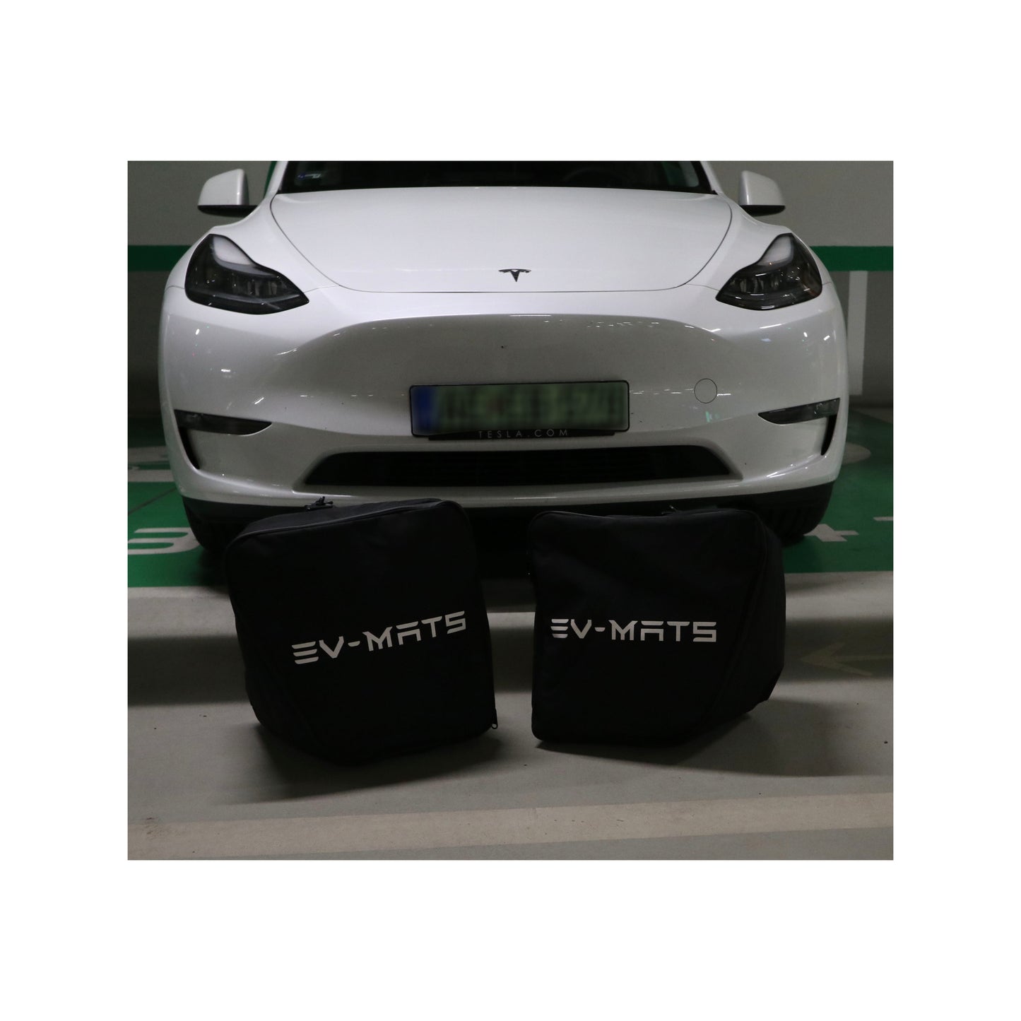 Conjunto de bolsa de armazenamento à prova d'água EV-MATS para Tesla modelo Y (2 unidades)